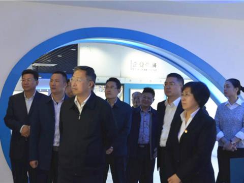 省总工会马永青副主席一行来918博天堂集团调研职工文化及阵地建设事情