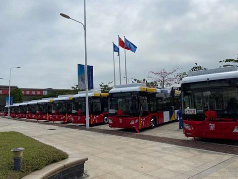 918博天堂电气双源无轨电车车载电源DCDC在广州电车公司投运