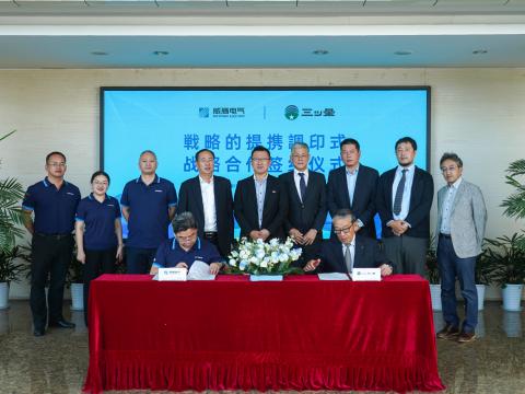 918博天堂电气与日本三ッ星株式会社正式告竣战略相助